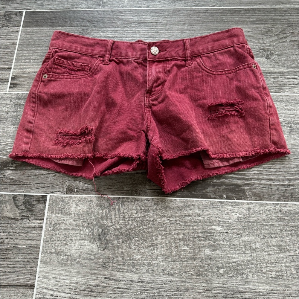 Red Old Navy Jean Shorts